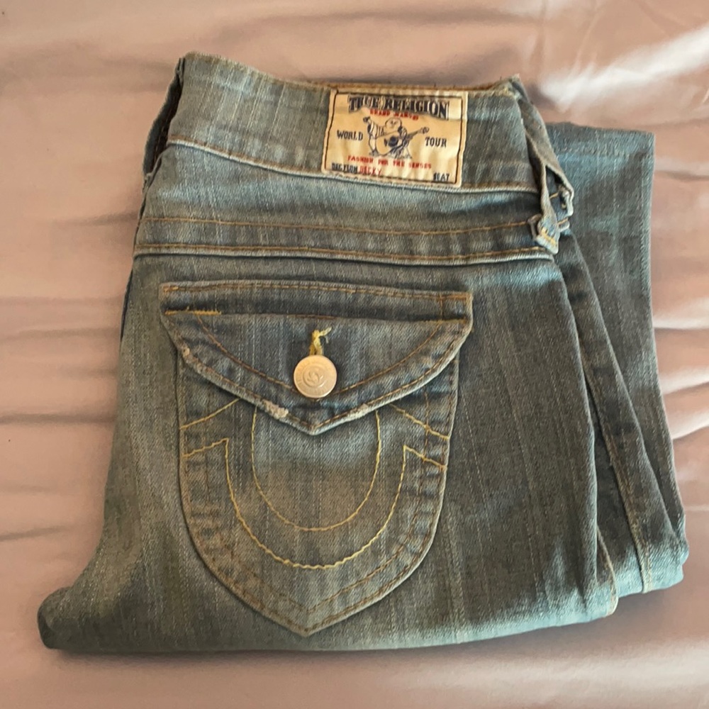 True religion flare bottom jeans